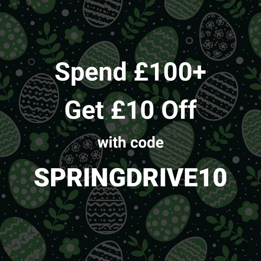 Spring Deals: Spend £100+ Get £10 Off with code SPRINGDRIVE10