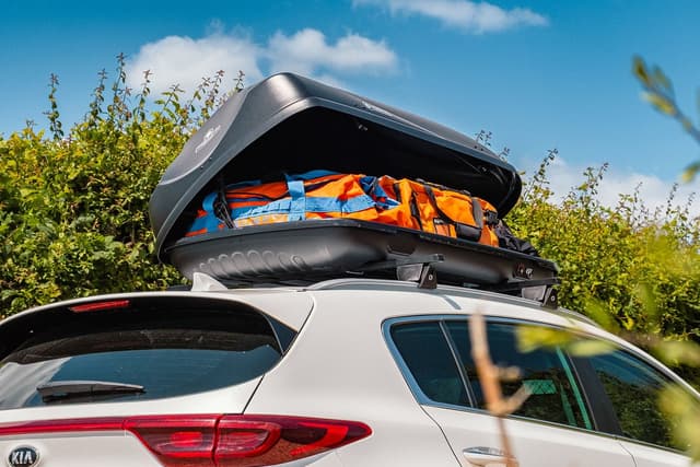 Transport items on the roof of your car, saving interior space.