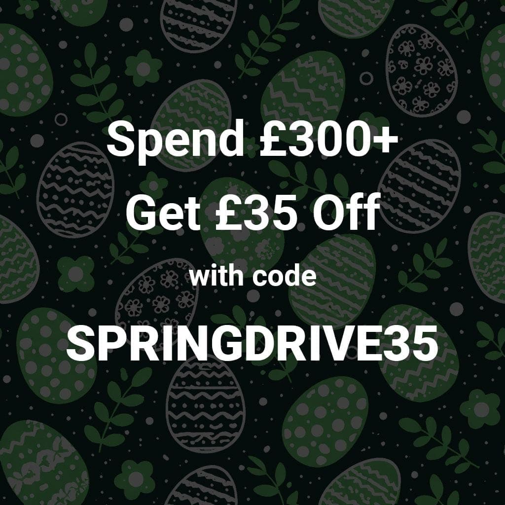 Spring Deals: Spend £300+ Get £35 Off with code SPRINGDRIVE35