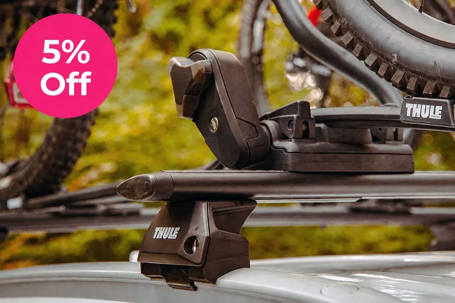 Get 5% Off Thule Roof Rack Sets⁵