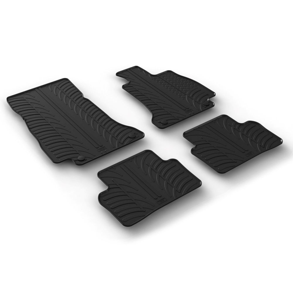 PantsSaver Custom Fits Car Floor Mats for Mercedes-Benz E 2020,Front & 2nd Seat Heavy Duty Floor Mats 4PC All Weather Protection for Vehicle,Black