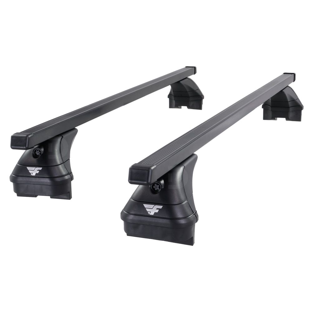 Pro Square Steel Roof Bars to fit Audi Q7 Mk.2 2015 - 2022 (Closed Roof Rails with Fixed Points)