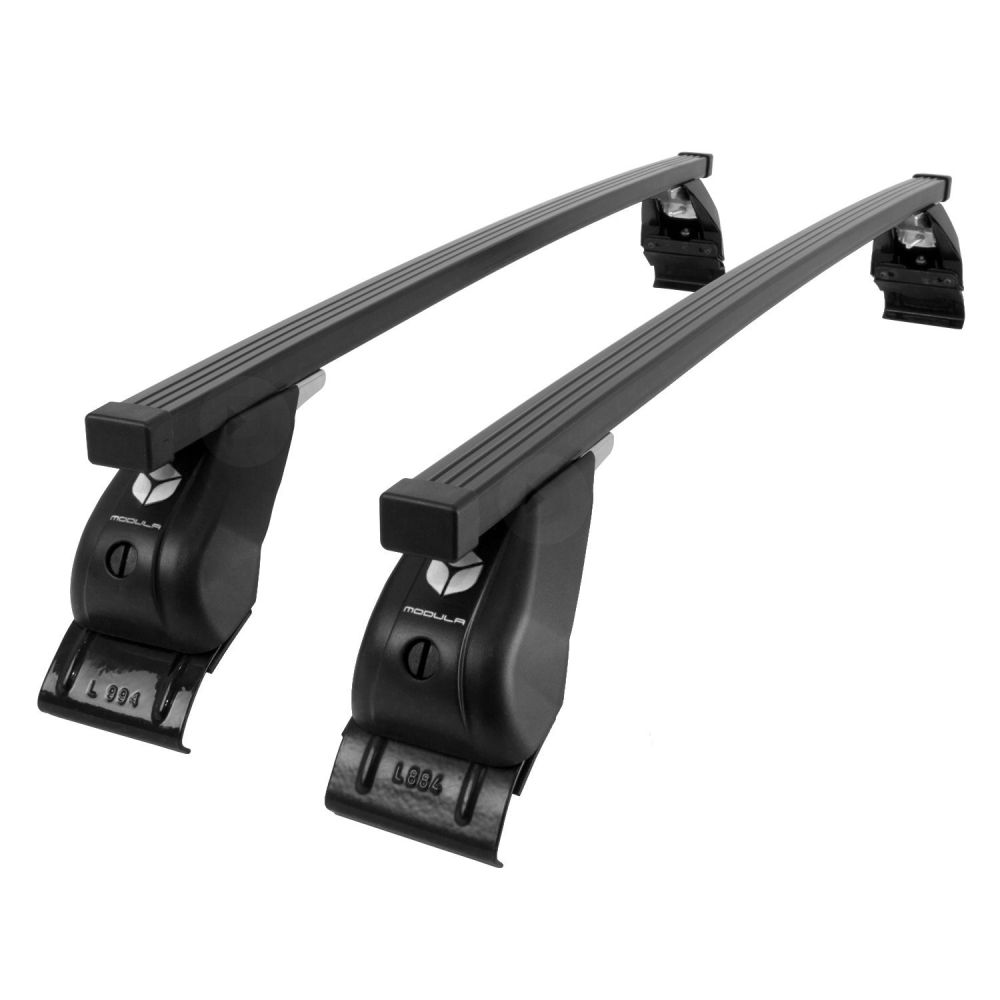 Square Steel Roof Bars to fit Audi A1 Sportback Mk.1 (5 Door) 2012 - 2018 (No Roof Rails)