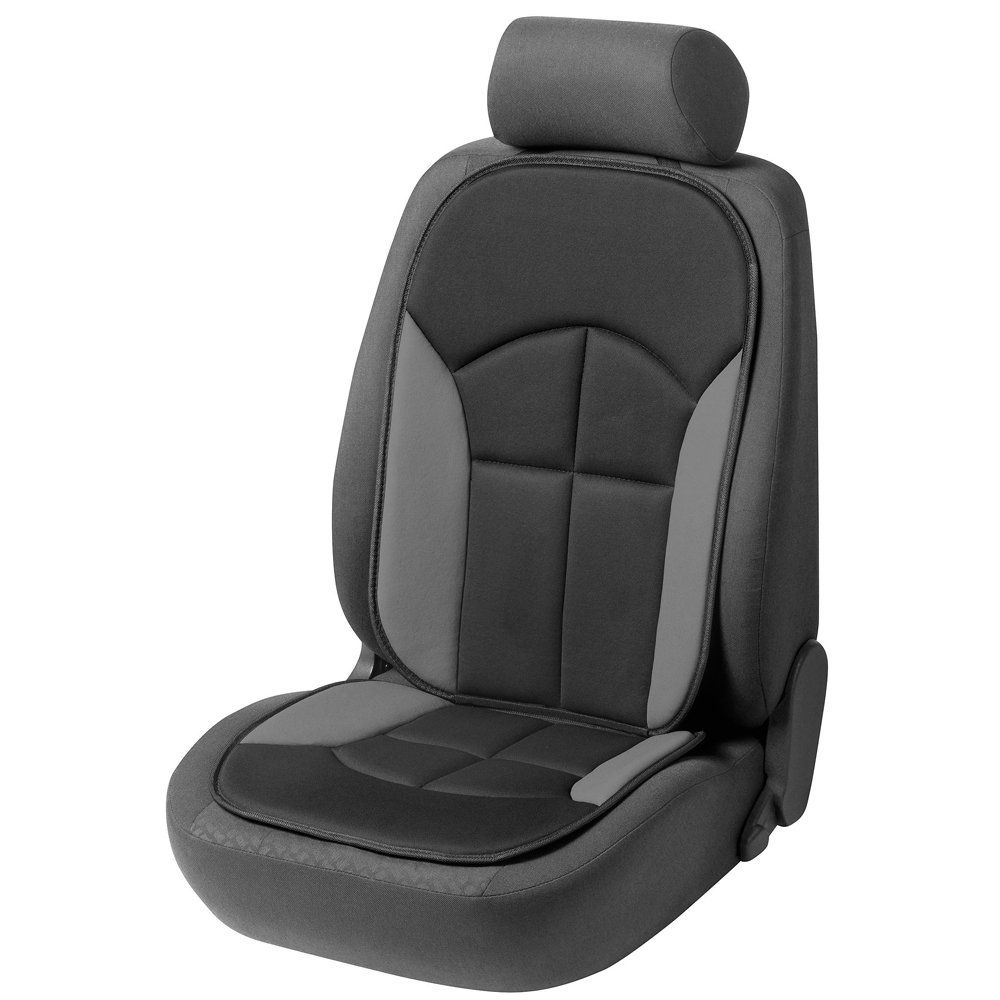 Novara Black/Grey Car Seat Cushion