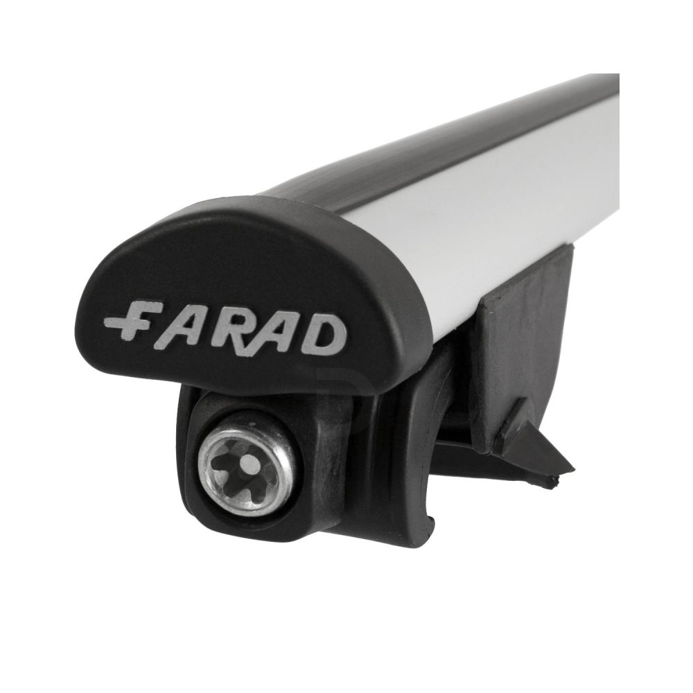 Closed Roof Rails Farad Pro FA-ALU2-241 Aluminium Silver Wing Roof Bar Set 