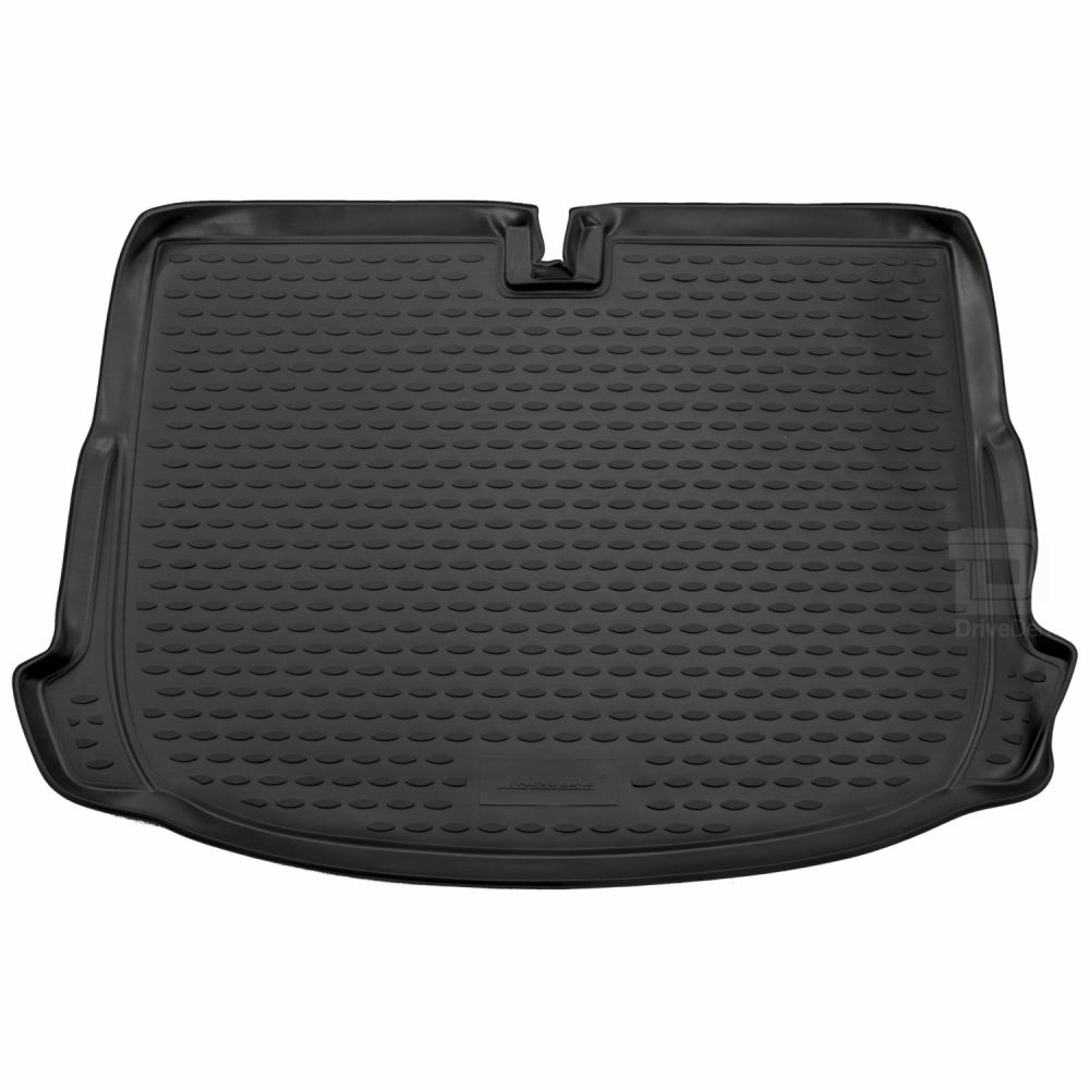 VW Scirocco 2008-on Fully Tailored Deluxe Rubber Boot Mat in Black