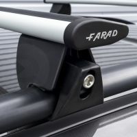 Hilo Wing Silver Aluminium Roof Bars to fit Citroen C4 Picasso Mk.1 2007 - 2013 (Open Roof Rails)