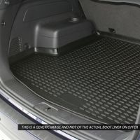 Tailored Black Boot Liner to fit Hyundai i800 2008 - 2021