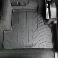 Tailored Black Rubber 4 Piece Floor Mat Set to fit Toyota Yaris (5 Door) Mk.3 (Excl. Hybrid) 2012 - 2020