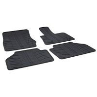Tailored Black Rubber 4 Piece Floor Mat Set to fit BMW X3 (F25) 2010 - 2017