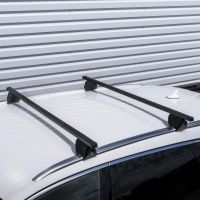 Hilo Square Steel Roof Bars to fit Audi Q5 (B9) 2017 - 2023 (Closed Roof Rails)