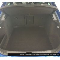 Tailored Black Boot Liner to fit Skoda Octavia Hatchback Mk.3 2013 - 2020