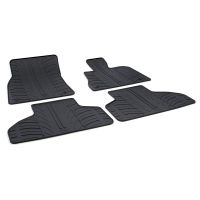 Tailored Black Rubber 4 Piece Floor Mat Set to fit BMW X5 (F15) 2013 - 2018