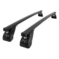 Square Steel Roof Bars to fit Audi A3 Sportback (5 Door) (8P) 2004 - 2012 (Closed Roof Rails)