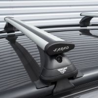 Pro Wing Silver Aluminium Roof Bars to fit Peugeot Partner Van Mk.2 2008 - 2018 (Open Roof Rails)