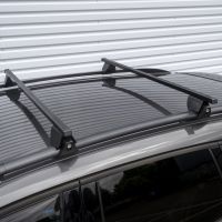 Hilo Square Steel Roof Bars to fit Audi A4 Allroad (B8) 2009 - 2015 (Open Roof Rails)