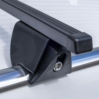 Hilo Square Steel Roof Bars to fit Mitsubishi Outlander (Incl. PHEV) Mk.3 2013 - 2023 (Closed Roof Rails)
