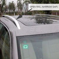 Pro Wing Black Aluminium Roof Bars to fit Nissan Qashqai Mk.2 2014 - 2021 (Open Roof Rails)