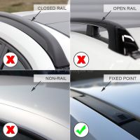 Pro Wing Black Aluminium Roof Bars to fit Citroen Grand C4 Picasso Mk.1 2007 - 2013 (Fixed Point Roof)