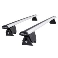 Hilo Aero Silver Aluminium Roof Bars to fit Ford Fiesta Active Mk.8 2018 - 2023 (Closed Roof Rails)