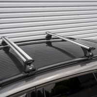 Pro Wing Silver Aluminium Roof Bars to fit Skoda Superb Estate Mk.3 2015 - 2023 (Open Roof Rails)