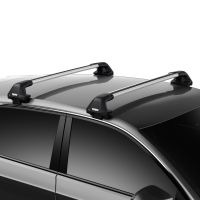 WingBar Edge Silver Aluminium Roof Bars to fit Nissan Note Mk.2 2013 - 2017 (No Roof Rails)