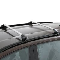 Oval Aluminium Silver Roof Bars to fit BMW X1 (F48) 2015 - 2022 (Closed Roof Rails)