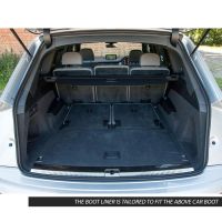 Tailored Black Boot Liner to fit Audi Q7 Mk.2 2015 - 2023