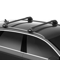 WingBar Edge Black Aluminium Roof Bars to fit Citroen Grand C4 Picasso Mk.2 2013 - 2018 (Closed Roof Rails)
