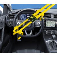 Universal Fit Twin-Hook Car Steering Wheel Lock