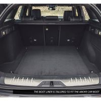 Tailored Black Boot Liner to fit Land Rover Range Rover Velar 2017 - 2022 (with Narrow Spare Wheel)