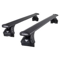 Pro Wing Black Aluminium Roof Bars to fit Audi Q7 Mk.2 2015 - 2023 (Closed Roof Rails with Fixed Points)