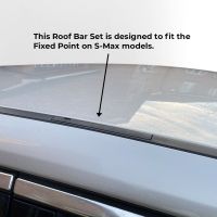 Square Steel Roof Bars to fit Ford S-Max 2006 - 2015 (Fixed Point Roof)