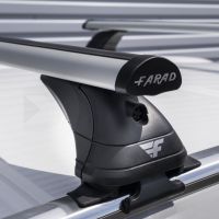 Pro Aero Silver Aluminium Roof Bars to fit DS 7 Crossback 2018 - 2024 (Closed Roof Rails)