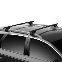 SquareBar Evo Steel Roof Bars to fit Ford Kuga Mk.2 2013 - 2019 (Open Roof Rails)