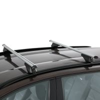 Smart Aluminium Silver Roof Bars to fit Ford Focus Active Estate Mk.4 2018 - 2024 (Closed Roof Rails)