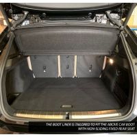 Tailored Black Boot Liner to fit BMW X1 (F48) 2015 - 2022 (with Non-Sliding, Fixed Rear Seat Only)