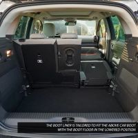 Tailored Black Boot Liner to fit Citroen C3 Aircross 2017 - 2022 (with Lowered Boot Floor)