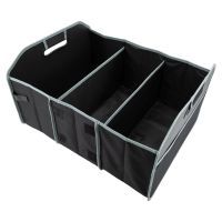 Black Car Boot Storage Organiser - Large