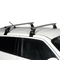Aero Silver Aluminium Roof Bars to fit Smart Forfour 2015 - 2019 (No Roof Rails)