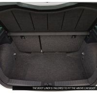 Tailored Black Boot Liner to fit Seat Ibiza Hatchback Mk.5 2017 - 2022