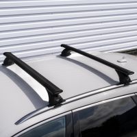 Pro Wing Black Aluminium Roof Bars to fit Mitsubishi Outlander (Incl. PHEV) Mk.3 2013 - 2023 (Closed Roof Rails)