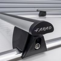Hilo Aero Silver Aluminium Roof Bars to fit Ford Edge 2016 - 2019 (Closed Roof Rails)