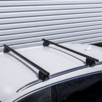 Hilo Square Steel Roof Bars to fit Hyundai Kona Mk.1 2017 - 2023 (Closed Roof Rails)