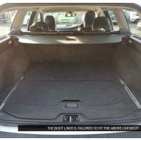 Tailored Black Boot Liner to fit Volvo V70 Mk.3 2007 - 2016