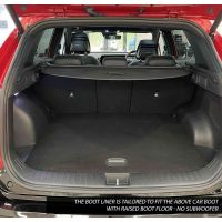 Tailored Black Boot Liner to fit Kia Sportage Mk.5 (Excl. Hybrid) 2022 - 2024 (with Raised Boot Floor and without Subwoofer)