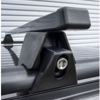 Hilo Square Steel Roof Bars to fit Ford Kuga Mk.1 2008 - 2012 (Open Roof Rails)