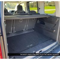 Tailored Black Boot Liner to fit Peugeot Rifter 2018 - 2023