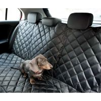 Universal Rear Car Seat Pet Hammock & Seat Cover - Black