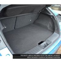 Tailored Black Boot Liner to fit Nissan Juke Mk.2 2019 - 2024 (with Raised Variable Boot Floor)